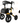 VOCIC Z52 Zubehör für faltbaren Rollator mit Tasche, Reflektoren und einfachem Montagezubehör, ideal für Senioren.